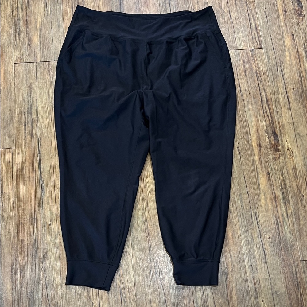 Women’s Old Navy Active Black Jogger Pants 3X